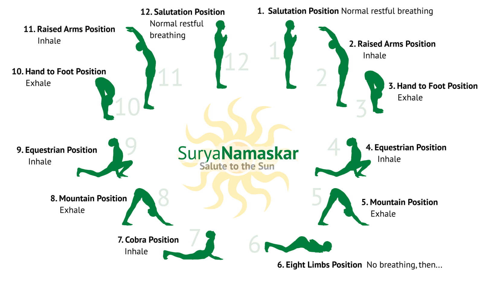 Sun Salutations Surya Namaskar