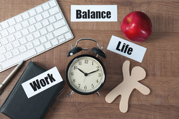 Work-life balance for optimal health